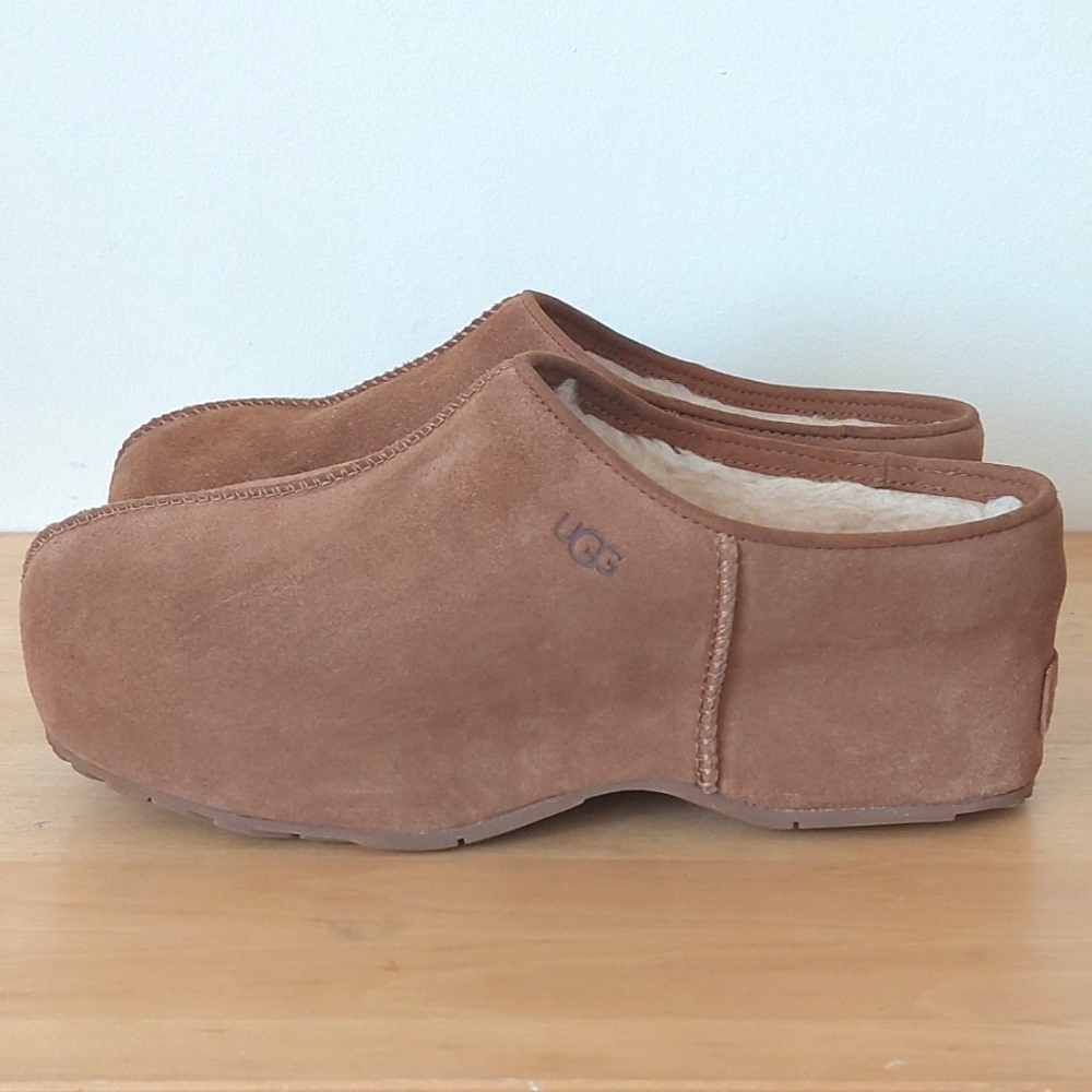 UGG Brown Suede Mules